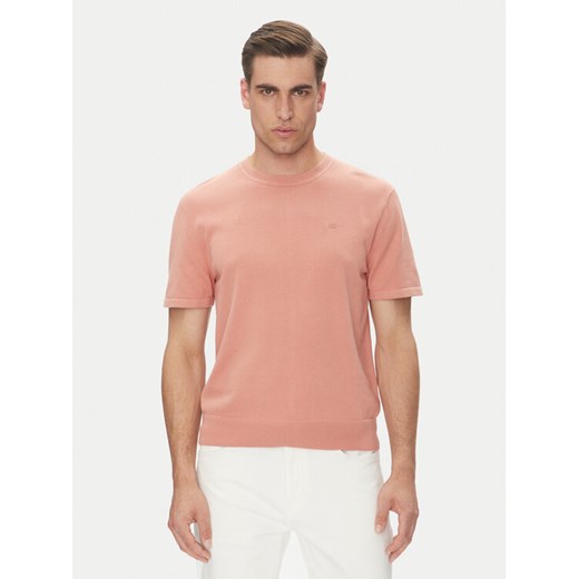 Calvin Klein T-Shirt Supima LV04LC333G Koralowy Regular Fit ze sklepu MODIVO w kategorii T-shirty męskie - zdjęcie 183706512