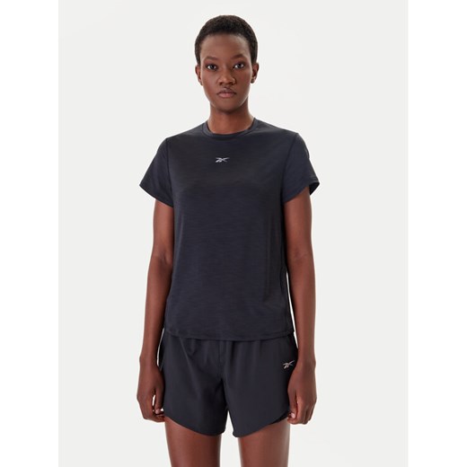 Reebok Koszulka techniczna Chill 100214669 Czarny Slim Fit ze sklepu MODIVO w kategorii Bluzki damskie - zdjęcie 183706532