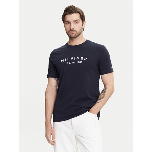 Tommy Hilfiger T-Shirt Fathers Day MW0MW39356 Granatowy Regular Fit ze sklepu MODIVO w kategorii T-shirty męskie - zdjęcie 183706563