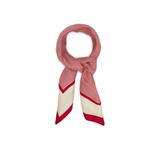 Tommy Hilfiger Apaszka Elevated Flag AW0AW17629 Czerwony ze sklepu MODIVO w kategorii Szaliki i chusty damskie - zdjęcie 183706582