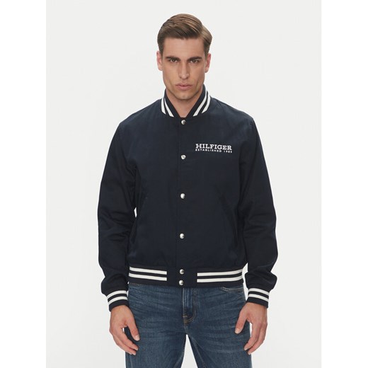 Tommy Hilfiger Kurtka bomber Americana Varsity MW0MW40647 Granatowy Regular Fit ze sklepu MODIVO w kategorii Kurtki męskie - zdjęcie 183706600