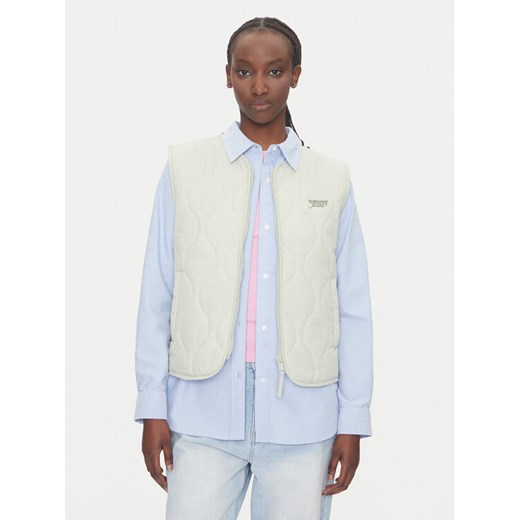 Tommy Jeans Bezrękawnik Onion DW0DW21184 Zielony Regular Fit ze sklepu MODIVO w kategorii Kamizelki damskie - zdjęcie 183706613