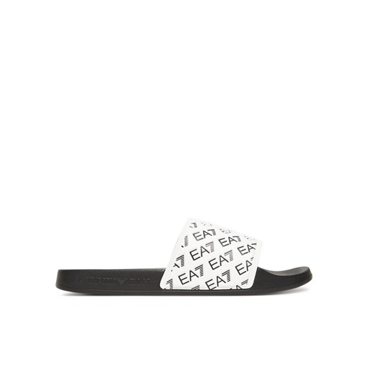 EA7 Emporio Armani Klapki 7X000109 AF15125 F0043 Biały ze sklepu MODIVO w kategorii Klapki męskie - zdjęcie 183706633