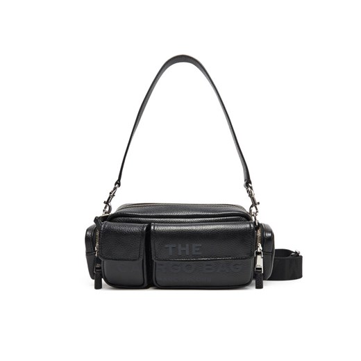 Torebka Marc Jacobs The Leather Cargo Bag 2S4HSH085H02 Czarny ze sklepu eobuwie.pl w kategorii Listonoszki - zdjęcie 183709754