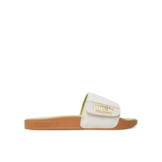 Klapki Puma Leadcat 2.0 Palermo Foil 399041 06 Szary ze sklepu eobuwie.pl w kategorii Klapki damskie - zdjęcie 183710063
