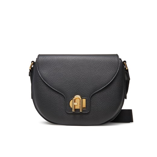 Torebka Furla Lotus WB01605 BX3916 N9800 Czarny ze sklepu eobuwie.pl w kategorii Listonoszki - zdjęcie 183710283