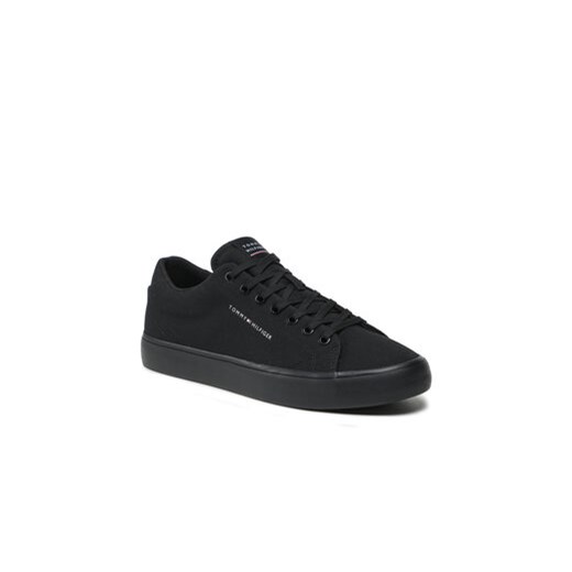 Tenisówki Tommy Hilfiger Hi Vulc Core Low Canvas FM0FM04686 Czarny Tommy Hilfiger 45 eobuwie.pl