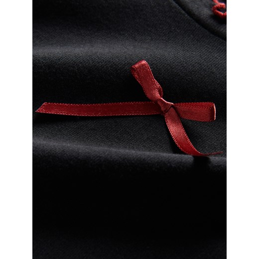 Reserved - Koszulka z kokardką - bordowy Reserved 146 (10 lat) Reserved okazyjna cena