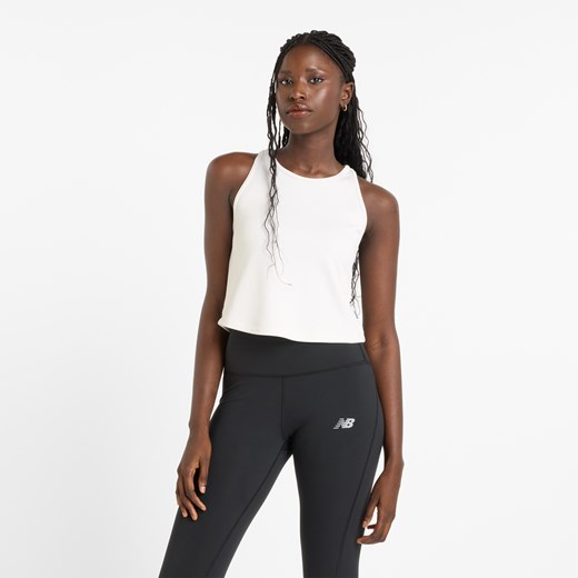 Koszulka damska New Balance WT51551LIT – biała ze sklepu New Balance Poland w kategorii Bluzki damskie - zdjęcie 183721823