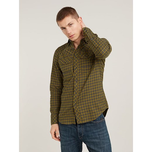 G-Star Koszula - Slim fit - w kolorze khaki ze sklepu Limango Polska w kategorii Koszule męskie - zdjęcie 183722753