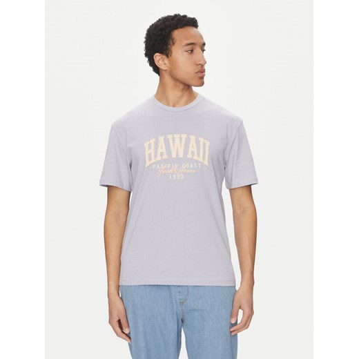 Jack&Jones T-Shirt Detroit 12268441 Fioletowy Relaxed Fit ze sklepu MODIVO w kategorii T-shirty męskie - zdjęcie 183724900