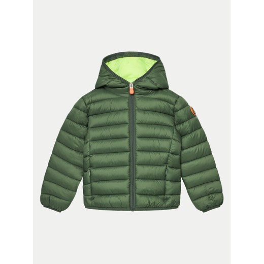 Save The Duck Kurtka przejściowa J30650B GIGA19 S Zielony Regular Fit ze sklepu MODIVO w kategorii Kurtki chłopięce - zdjęcie 183724972