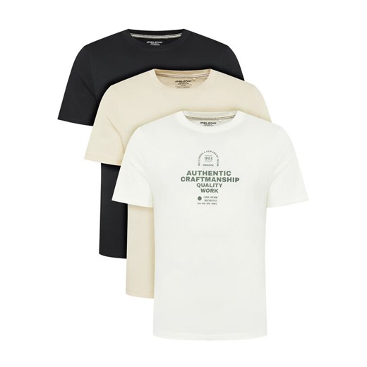 Blend Komplet 3 t-shirtów Bhjesper 20718778 Kolorowy Regular Fit ze sklepu MODIVO w kategorii T-shirty męskie - zdjęcie 183725063