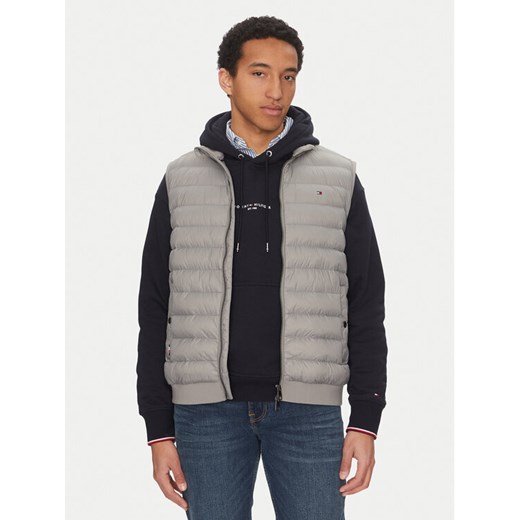 Tommy Hilfiger Bezrękawnik MW0MW38982 Szary Regular Fit ze sklepu MODIVO w kategorii Kamizelki męskie - zdjęcie 183725173
