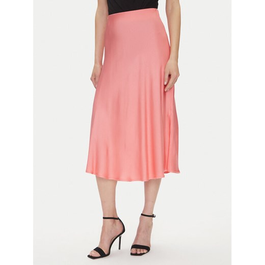 Fracomina Spódnica midi FJ25SG2003W45101 Koralowy Regular Fit ze sklepu MODIVO w kategorii Spódnice - zdjęcie 183725261