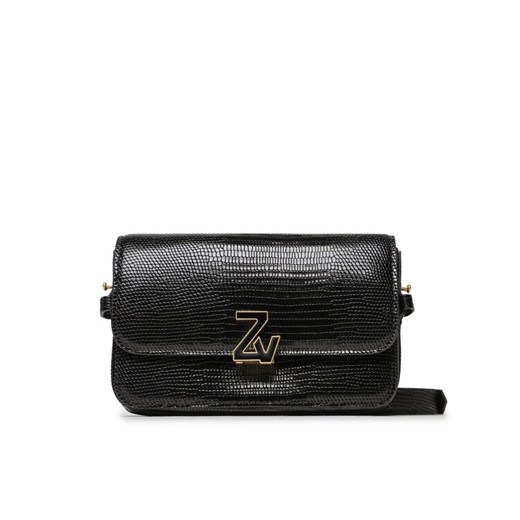 Zadig&Voltaire Torebka Zv Initiale Le Mini Embossed I LWBA02215 Czarny ze sklepu MODIVO w kategorii Listonoszki - zdjęcie 183725274