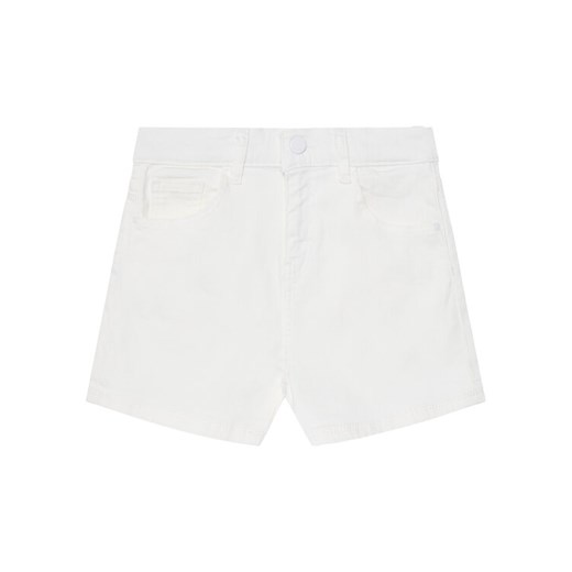 Guess Szorty jeansowe J4RD19 WE620 Biały Regular Fit ze sklepu MODIVO w kategorii Spodenki dziewczęce - zdjęcie 183725352