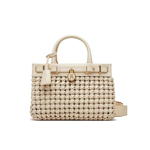 Tommy Hilfiger Torebka American Icon Mini Tote Le Wo AW0AW17395 Beżowy Tommy Hilfiger 00 MODIVO