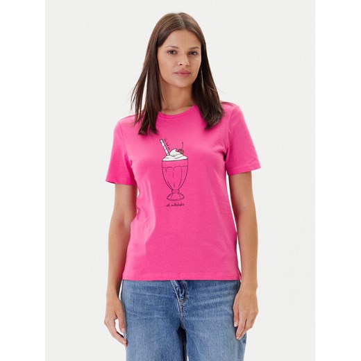 ONLY T-Shirt Fun Life 15349901 Różowy Regular Fit ze sklepu MODIVO w kategorii Bluzki damskie - zdjęcie 183725442