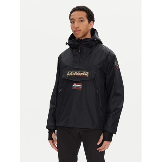 Napapijri Kurtka anorak Rainforest Next Sum NP0A4ILW Czarny Loose Fit ze sklepu MODIVO w kategorii Kurtki męskie - zdjęcie 183725443