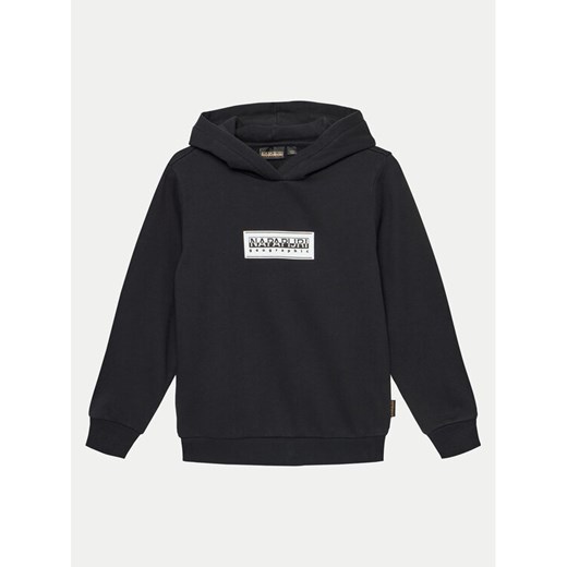 Napapijri Bluza B-Chamois NP0A4HY4 M Czarny Regular Fit ze sklepu MODIVO w kategorii Bluzy chłopięce - zdjęcie 183725712