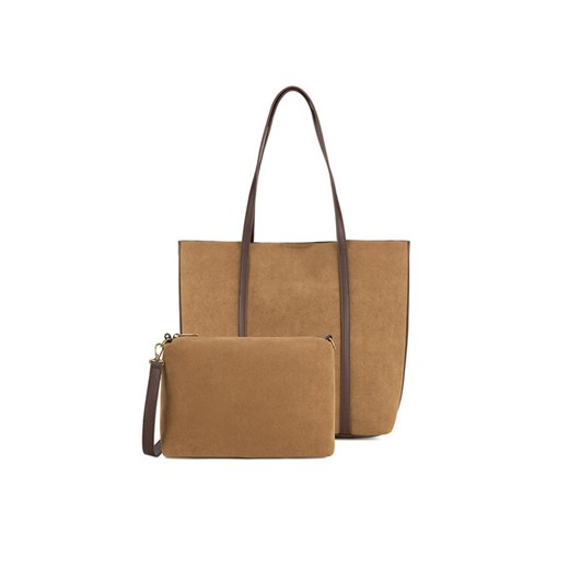 Lasocki Torebka LSK-L-073-06 Brązowy ze sklepu MODIVO w kategorii Torby Shopper bag - zdjęcie 183725761