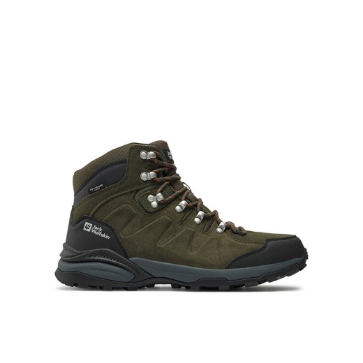 Jack Wolfskin Trekkingi Refugio Texapore Mid M 4049841 Khaki ze sklepu MODIVO w kategorii Buty trekkingowe męskie - zdjęcie 183725780