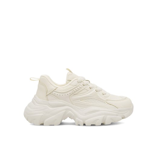 Jenny Fairy Sneakersy Elyna WSMS001-02 Beżowy ze sklepu MODIVO w kategorii Buty sportowe damskie - zdjęcie 183725824