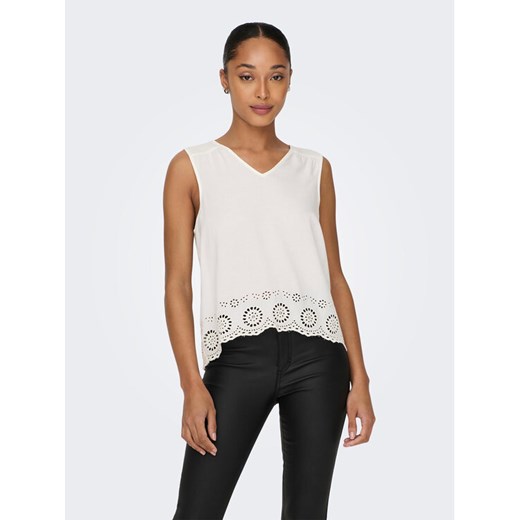 ONLY Bluzka 15296317 Biały Regular Fit M MODIVO