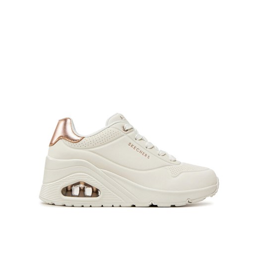 Skechers Sneakersy Uno Wedge - Hi Steps 177520/WHT Biały ze sklepu MODIVO w kategorii Buty sportowe damskie - zdjęcie 183725881