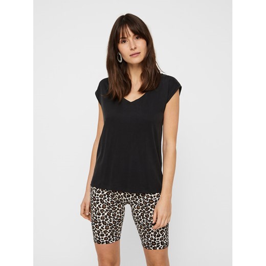 Pieces T-Shirt 17095260 Czarny Regular Fit ze sklepu MODIVO w kategorii Bluzki damskie - zdjęcie 183725904