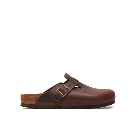 Birkenstock Klapki Boston SFB 159713 Brązowy ze sklepu MODIVO w kategorii Klapki damskie - zdjęcie 183725932