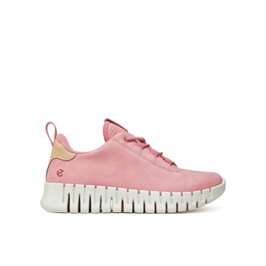 ECCO Sneakersy Gruuv W 21820361129 Różowy ze sklepu MODIVO w kategorii Buty sportowe damskie - zdjęcie 183726033