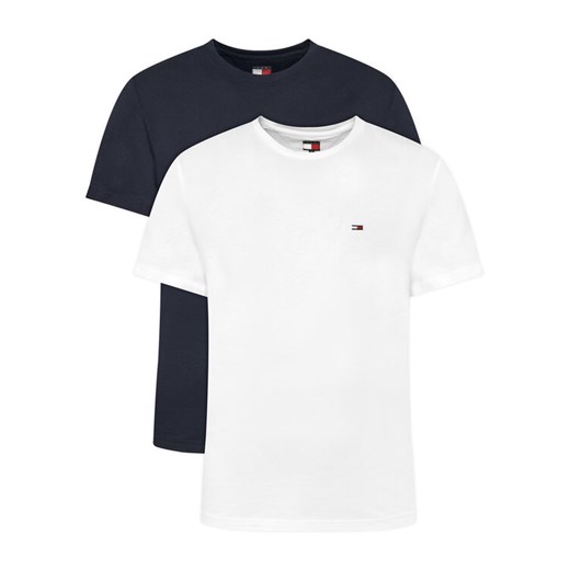 Tommy Jeans Komplet 2 t-shirtów DM0DM21344 Kolorowy Slim Fit ze sklepu MODIVO w kategorii T-shirty męskie - zdjęcie 183726402