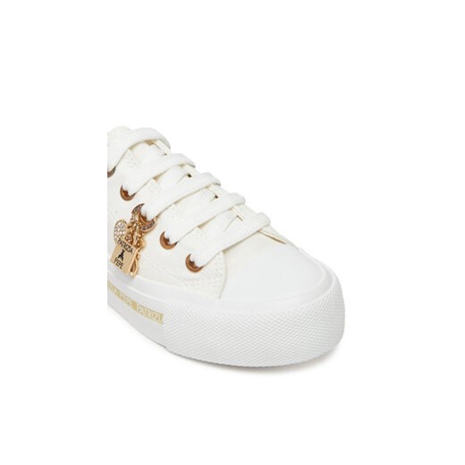 Trampki dziecięce Patrizia Pepe sznurowane 