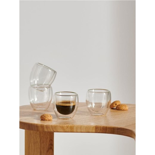 Sinsay - Szklanki do espresso 4 pack - biały ze sklepu Sinsay w kategorii Szklanki - zdjęcie 183736654