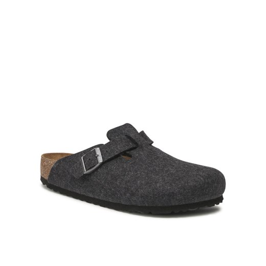 Klapki Birkenstock Boston Bs 160371 Szary ze sklepu eobuwie.pl w kategorii Klapki męskie - zdjęcie 183736841