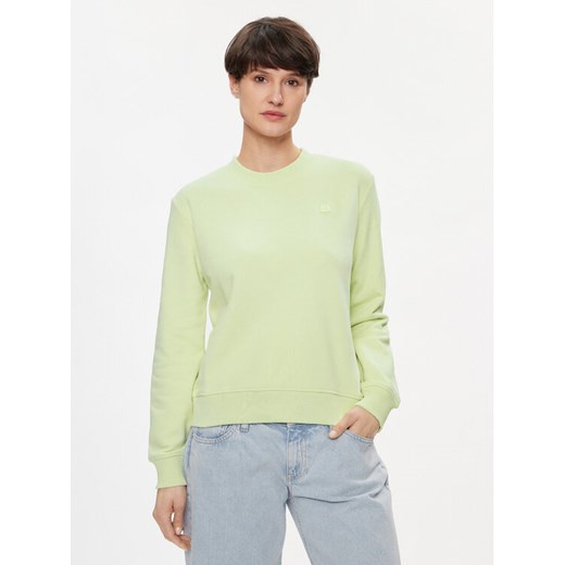 Calvin Klein Jeans Bluza Embro Badge J20J223085 Żółty Regular Fit ze sklepu MODIVO w kategorii Bluzy damskie - zdjęcie 183737164
