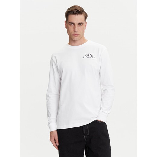 Karl Kani Longsleeve PD00005329 Biały Regular Fit ze sklepu MODIVO w kategorii T-shirty męskie - zdjęcie 183737213