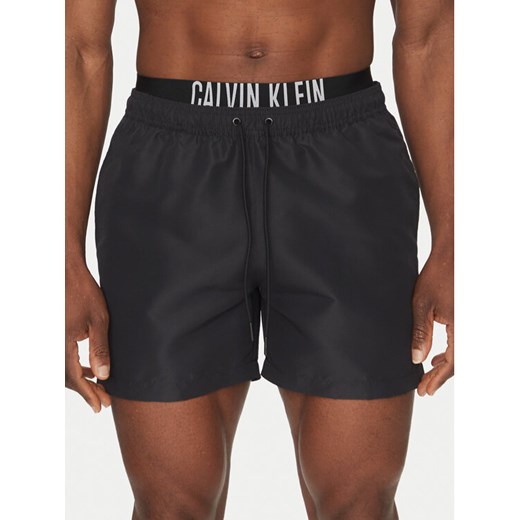 Calvin Klein Swimwear Szorty kąpielowe KM0KM01093 Czarny Regular Fit XL MODIVO