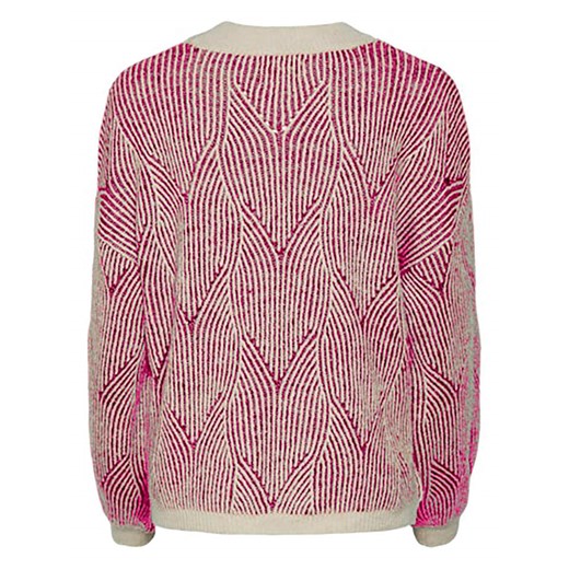 Sweter damski Pieces z okrągłym dekoltem casual 