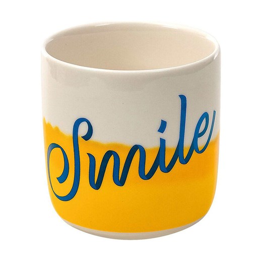 moses. Kubek &quot;Smile&quot; w kolorze beżowo-żółtym - 300 ml ze sklepu Limango Polska w kategorii Kubki - zdjęcie 183739303