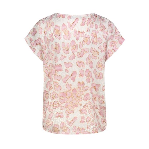 Bluzka damska SUBLEVEL w abstrakcyjnym wzorze casualowa z krótkim rękawem 