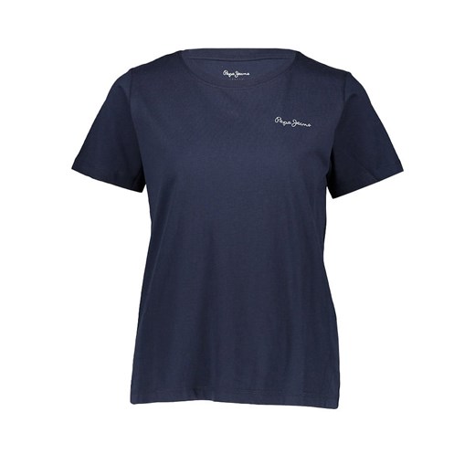 Pepe Jeans Koszulka w kolorze granatowym ze sklepu Limango Polska w kategorii Bluzki damskie - zdjęcie 183739490