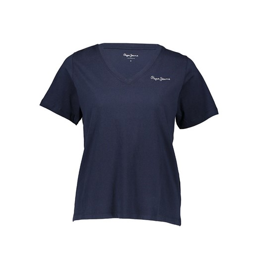 Pepe Jeans Koszulka w kolorze granatowym ze sklepu Limango Polska w kategorii Bluzki damskie - zdjęcie 183739500