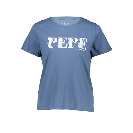 Pepe Jeans Koszulka w kolorze niebieskim ze sklepu Limango Polska w kategorii Bluzki damskie - zdjęcie 183739522