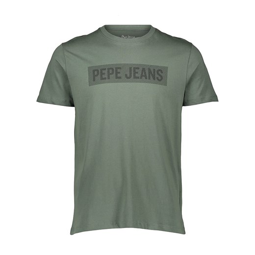 Pepe Jeans Koszulka w kolorze khaki ze sklepu Limango Polska w kategorii T-shirty męskie - zdjęcie 183739640