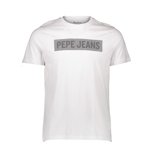 Pepe Jeans Koszulka w kolorze białym ze sklepu Limango Polska w kategorii T-shirty męskie - zdjęcie 183739642