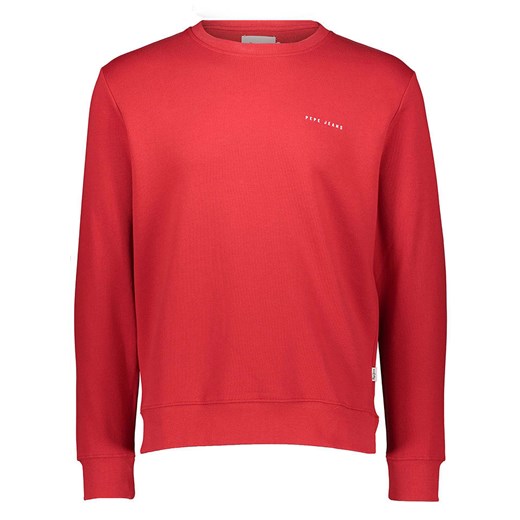 Pepe Jeans Bluza w kolorze czerwonym ze sklepu Limango Polska w kategorii Bluzy męskie - zdjęcie 183739652