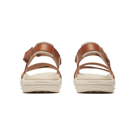 Merrell Skórzane sandały &quot;Harbor Backstrap&quot; w kolorze jasnobrązowym Merrell 36 okazyjna cena Limango Polska